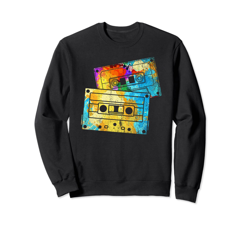 Colorful 80S Music Lover 1980S Sweatshirt - Streetwear Style Unisex - T-Shirt, Sweatshirt, Hoodie