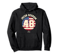 Jacob Degrom Flag Mlbpa Patriotic Hoodie - Fun Novelty Design for Adults - T-Shirt, Sweatshirt, Hoodie