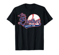 Little Brother Biggest Fan Baseball T-Shirt - Trendy Graphic Unisex - T-Shirt, Sweatshirt, Hoodie