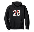Baseball Player Jersey Number 28 28 Proud Hoodie - Graphic Print Men Women - T-Shirt, Sweatshirt, Hoodie