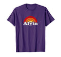 Alvin Texas Tx 70S Rainbow T-Shirt - Novelty Apparel Men Women - T-Shirt, Sweatshirt, Hoodie