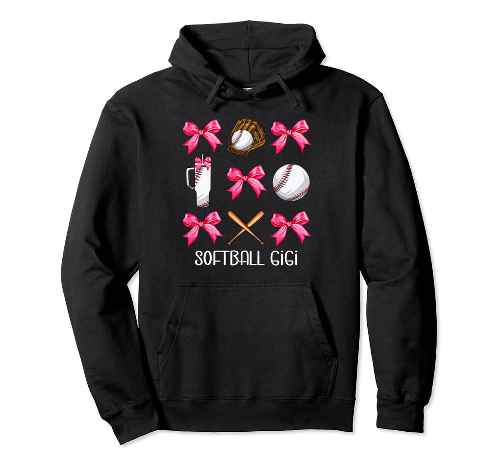 Funny Baseball Gigi Era Bows Baseball Hoodie - Trendy Graphic Men Women - T-Shirt, Sweatshirt, Hoodie