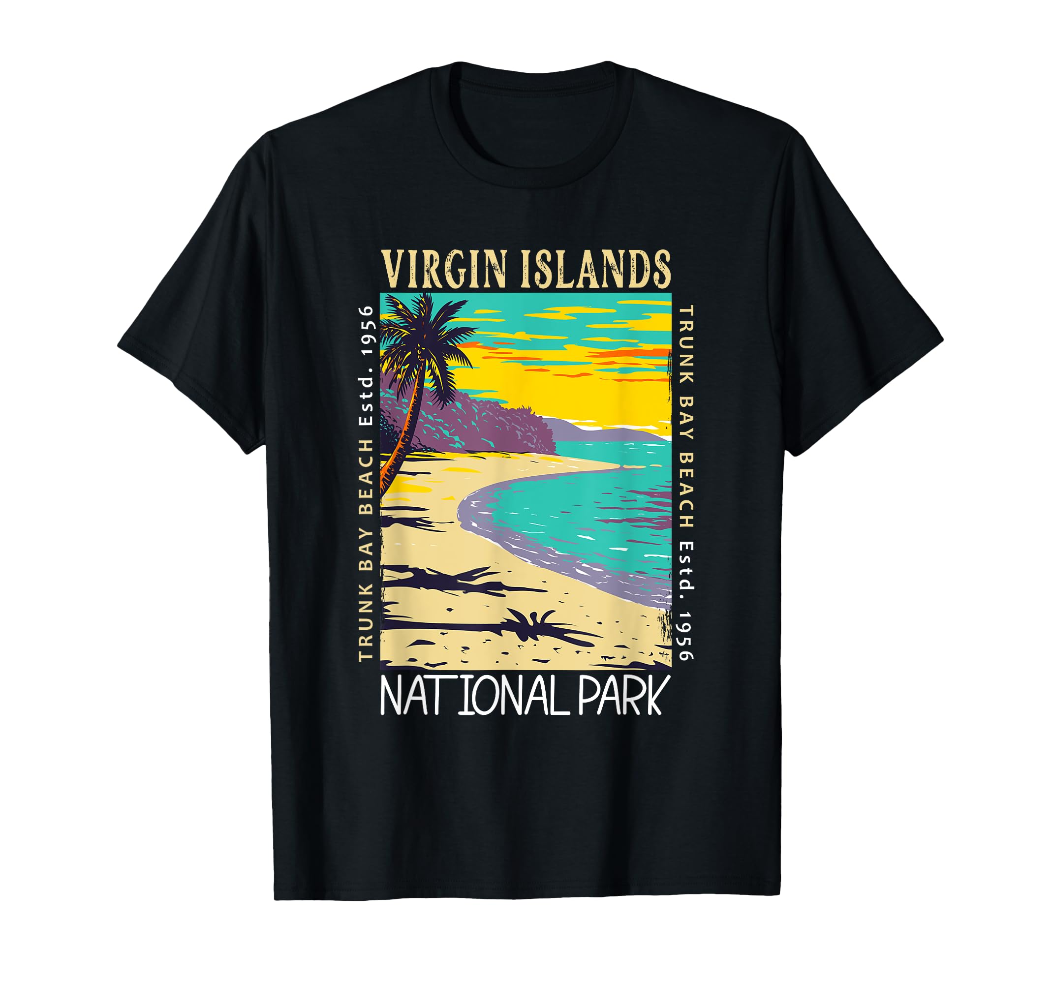 Virgin Islands National Park Distressed T-Shirt - Novelty Apparel Unisex - T-Shirt, Sweatshirt, Hoodie