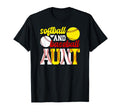 Softball And Baseball Aunt Baseball T-Shirt - Aesthetic Graphic Unisex - T-Shirt, Sweatshirt, Hoodie