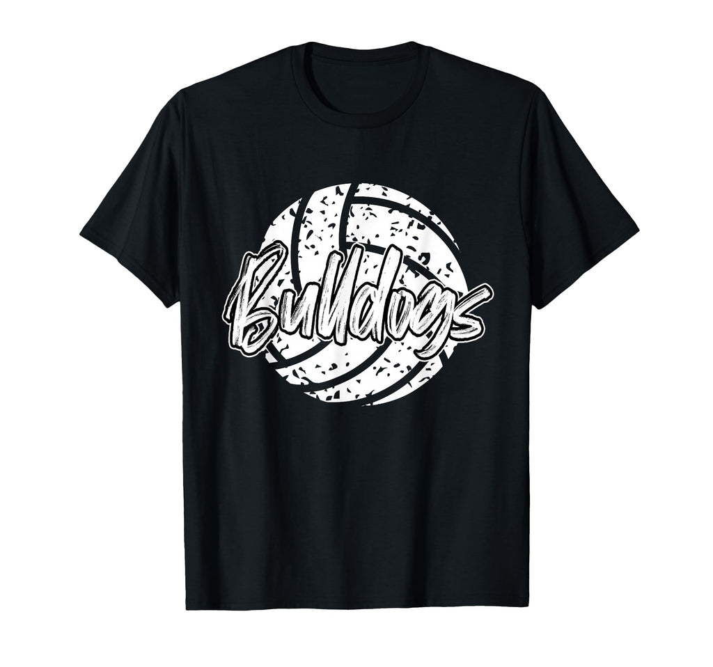 Bulldogs Volleyball School Sports Fan T-Shirt - Novelty Apparel Unisex - T-Shirt, Sweatshirt, Hoodie