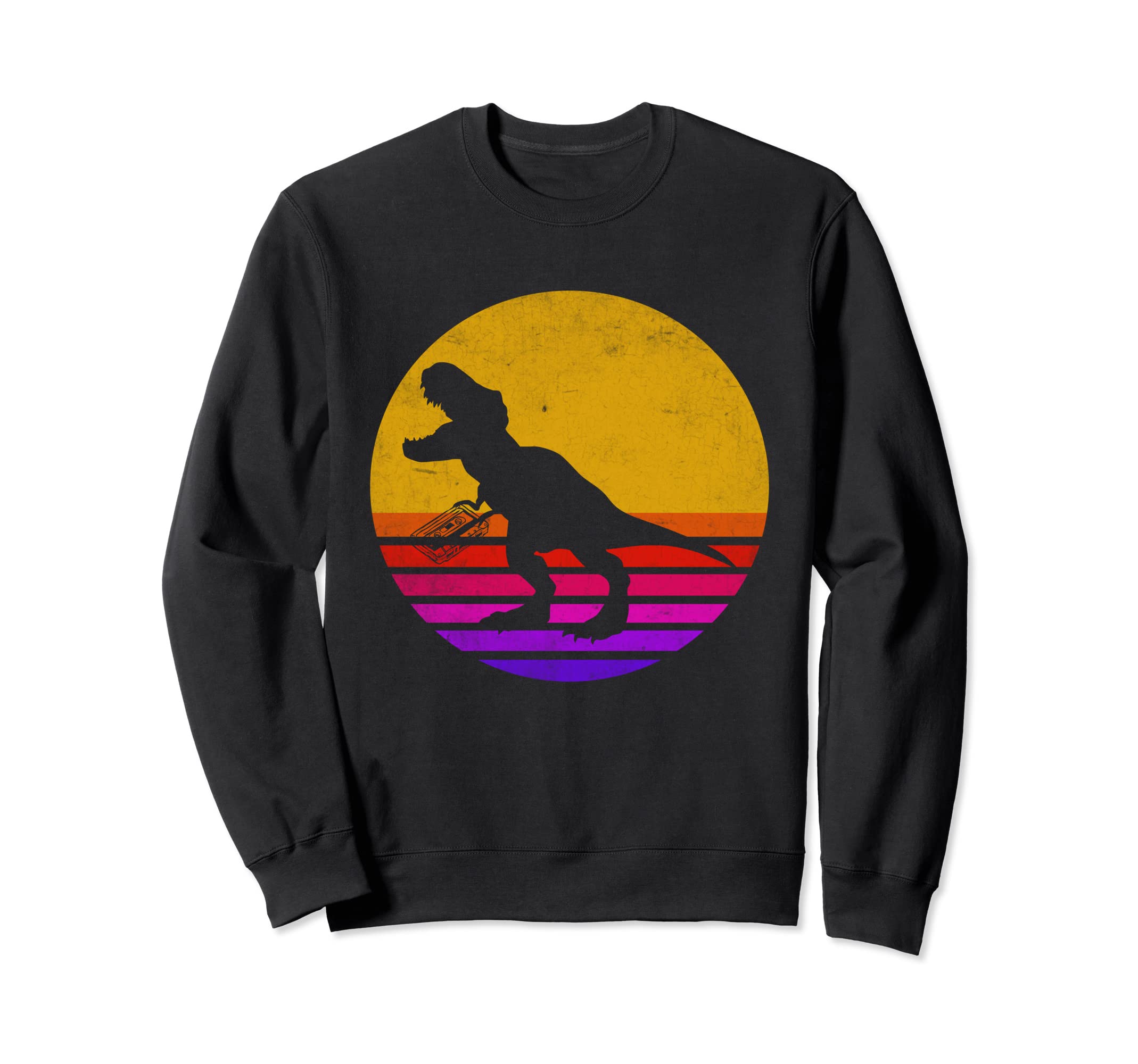 Dinosaur Tape Dinosaur Cassette Sweatshirt - Streetwear Style Unisex - T-Shirt, Sweatshirt, Hoodie