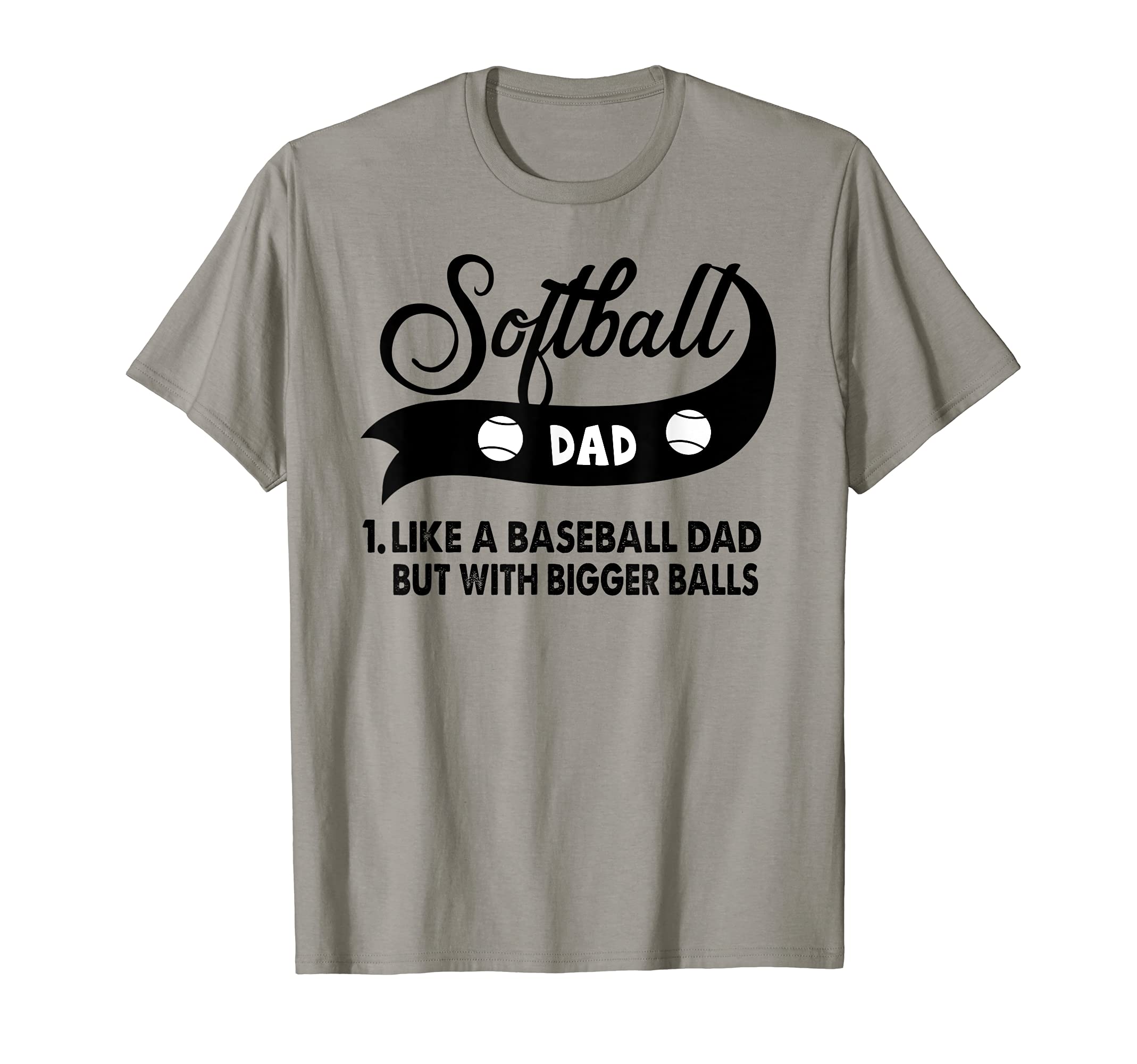 Mens Softball Dad Like Baseball Dad T-Shirt - Streetwear Style for Adults - T-Shirt, Sweatshirt, Hoodie