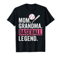 Funny Mom Grandma Baseball Legend T-Shirt - Minimalist Print for Adults - T-Shirt, Sweatshirt, Hoodie