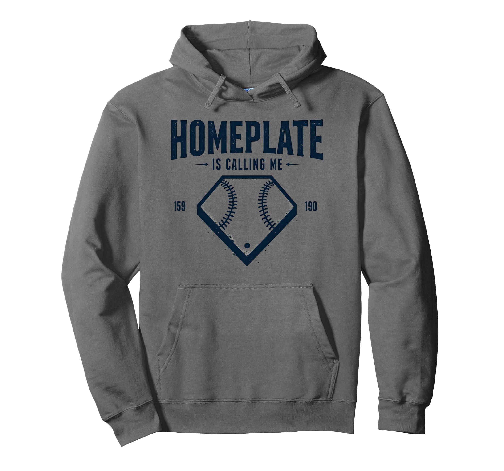 Homeplate Is Calling Me Baseball Hoodie - Graphic Print for Adults - T-Shirt, Sweatshirt, Hoodie