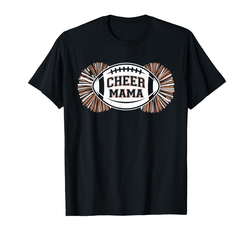 Cheer Mom Mother Bow Cheerleader T-Shirt - Casual Everyday Wear Men Women - T-Shirt, Sweatshirt, Hoodie
