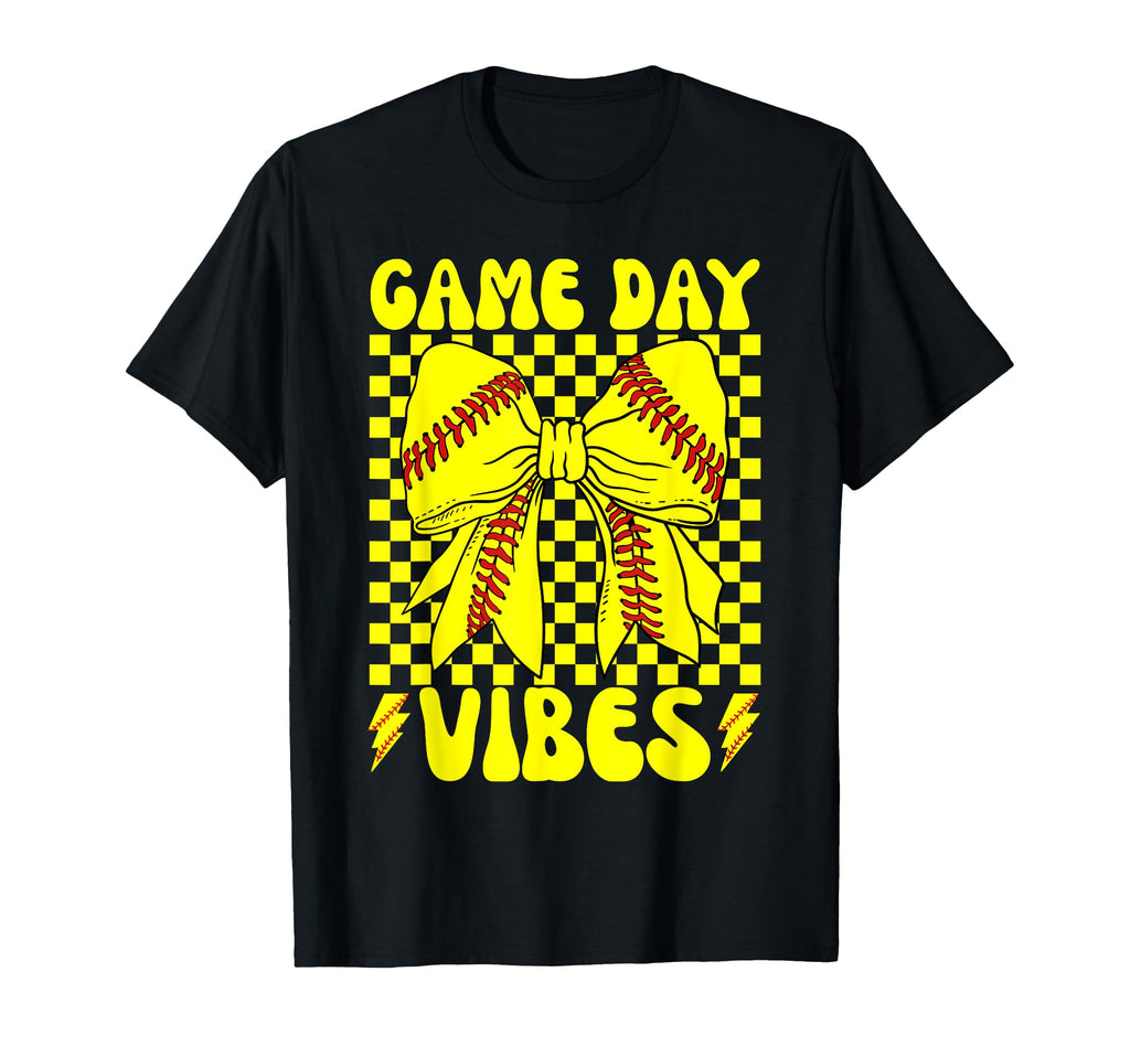 Game Day Vibes Coquette Bow T-Shirt - Fun Novelty Design Men Women - T-Shirt, Sweatshirt, Hoodie