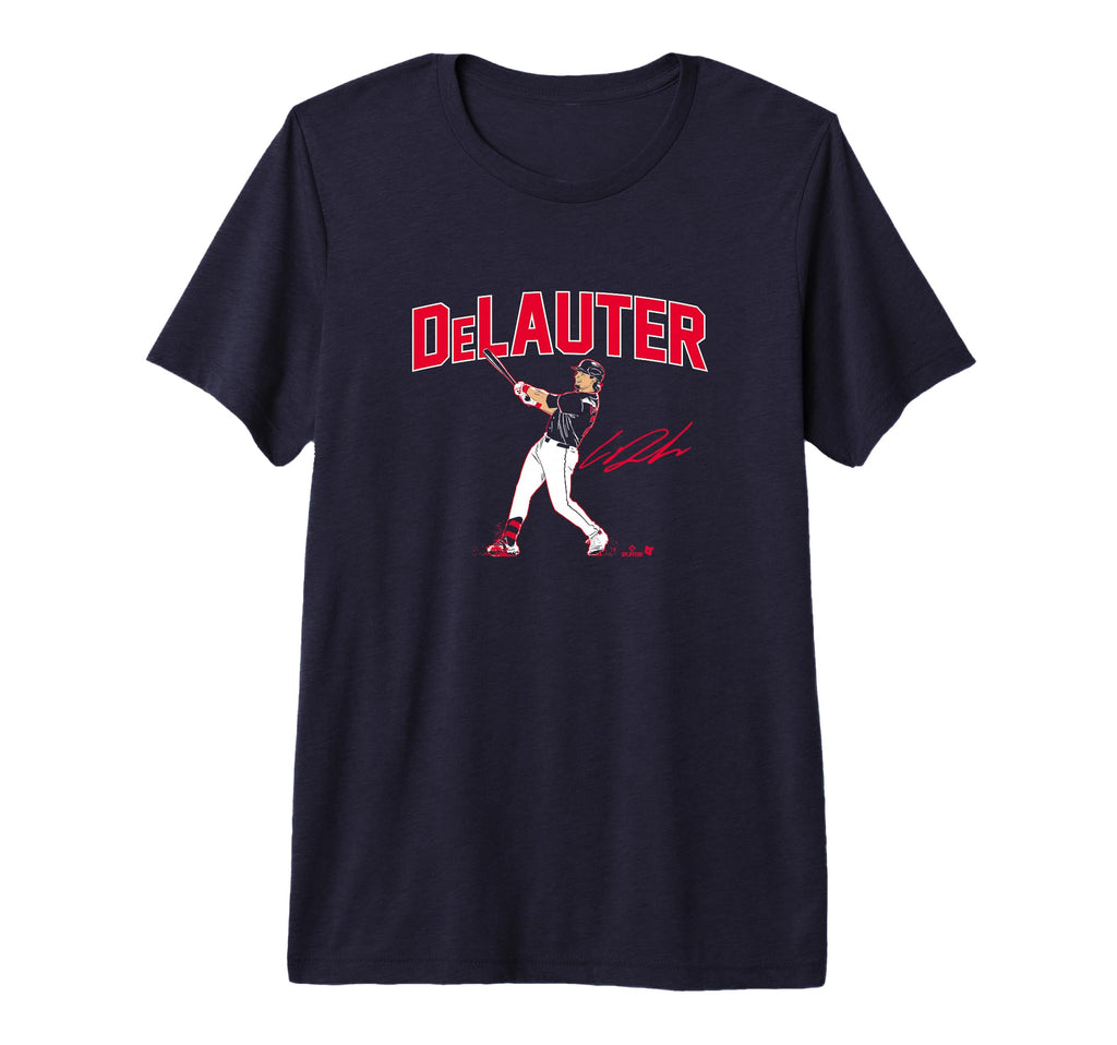 Chase Delauter Slugger Swing Cleveland T-Shirt - Unique Graphic Men Women - T-Shirt, Sweatshirt, Hoodie