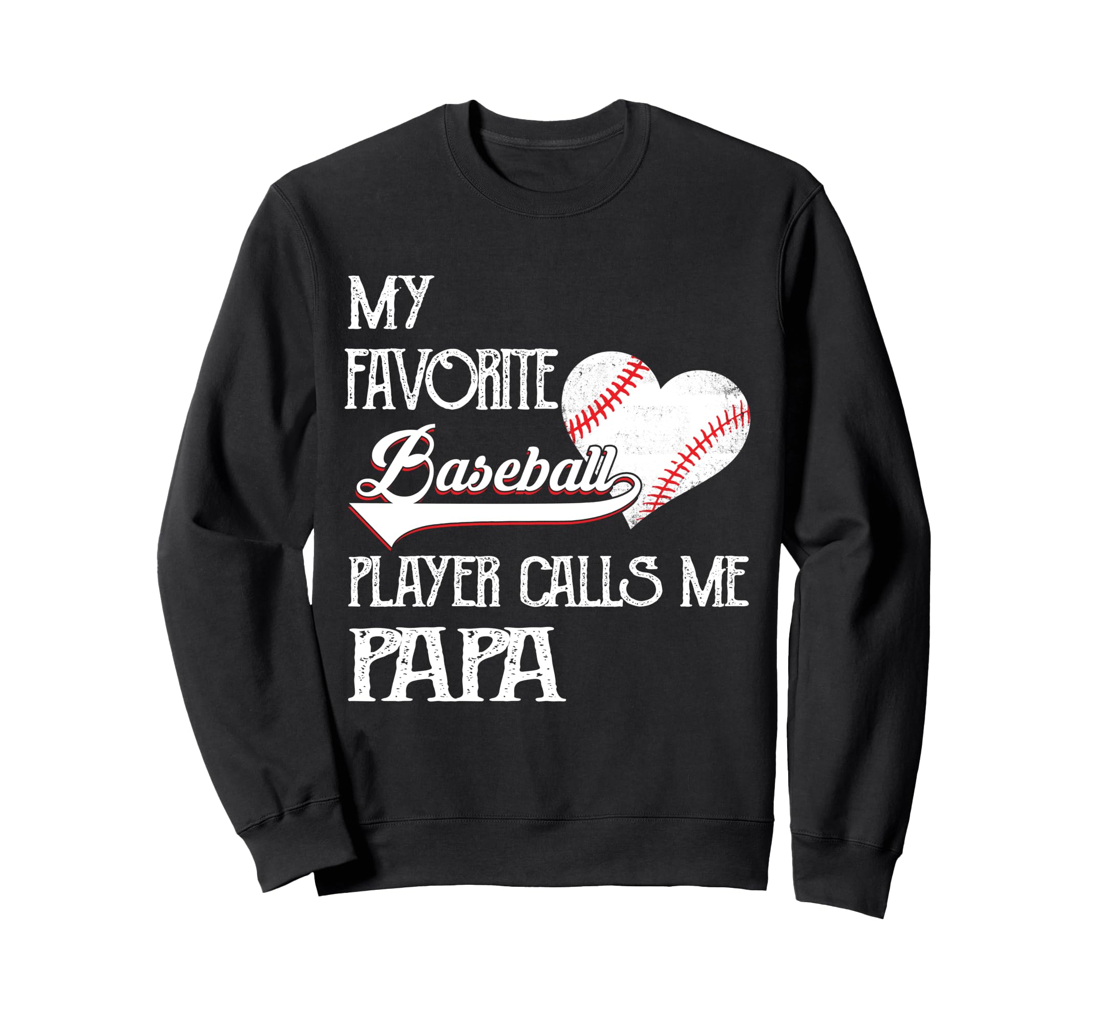 Heart Love Favorite Baseball Player Sweatshirt - Custom Art Print Unisex - T-Shirt, Sweatshirt, Hoodie