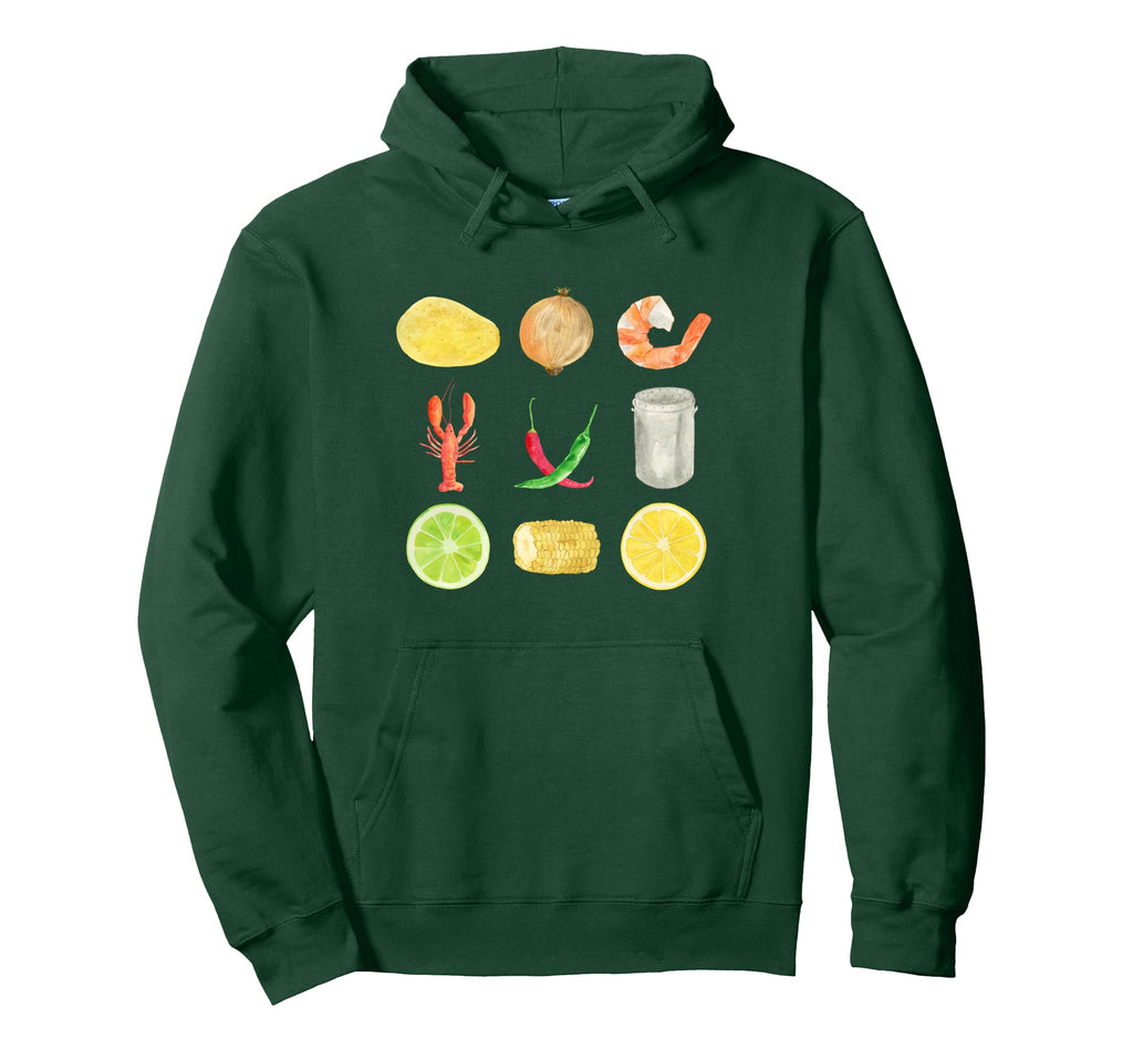 Crawfish Low Country Boil Y2K Clean Hoodie - Novelty Apparel Men Women - T-Shirt, Sweatshirt, Hoodie