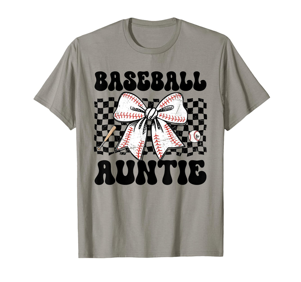 Baseball Auntie Baseball Aunt Family Game T-Shirt - Novelty Apparel Unisex - T-Shirt, Sweatshirt, Hoodie