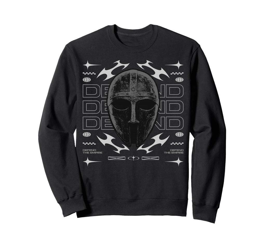 Y2K Defend Bold Urban Graffiti Sweatshirt - Trendy Graphic Men Women - T-Shirt, Sweatshirt, Hoodie