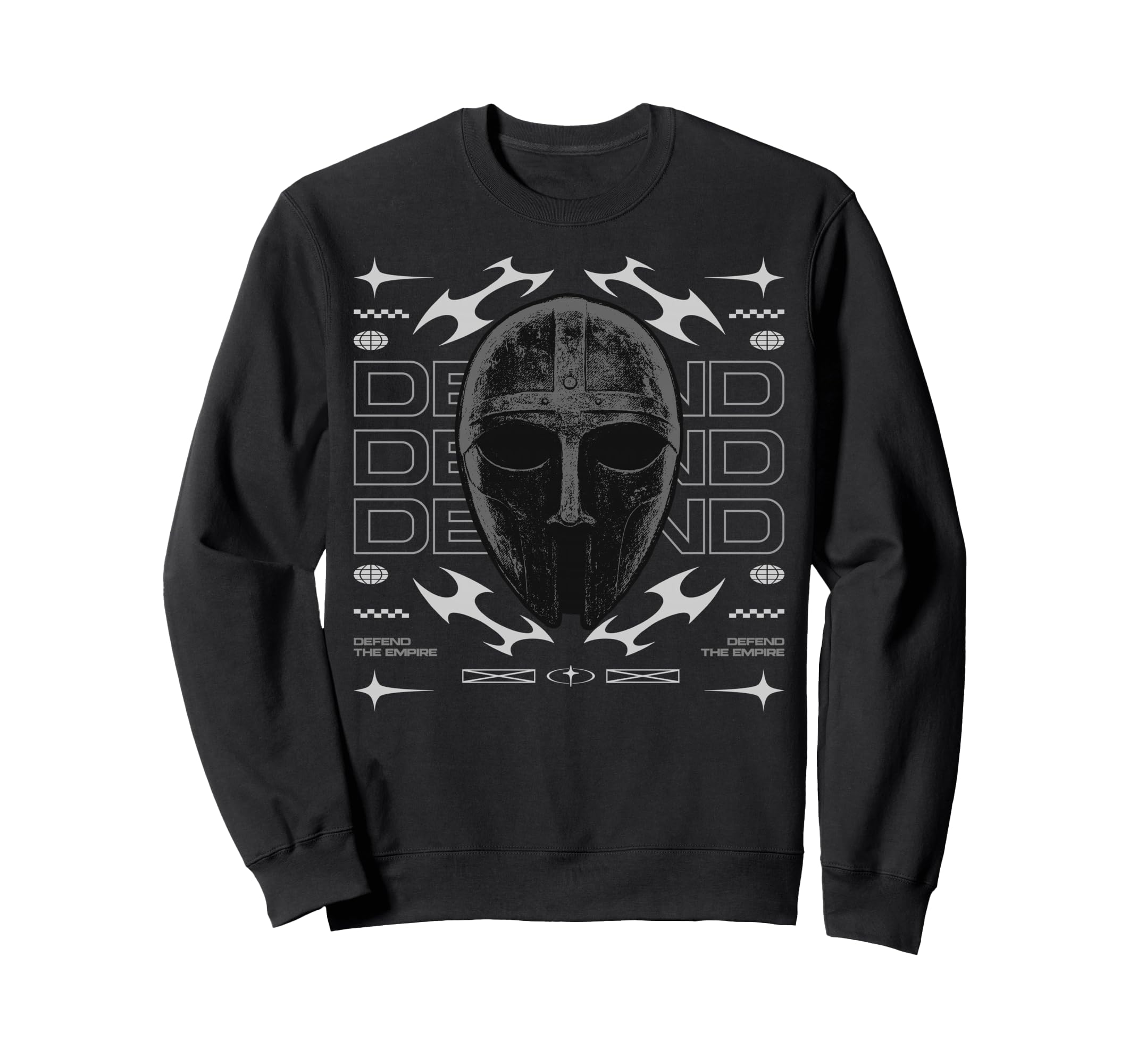 Y2K Defend Bold Urban Graffiti Sweatshirt - Trendy Graphic Men Women - T-Shirt, Sweatshirt, Hoodie