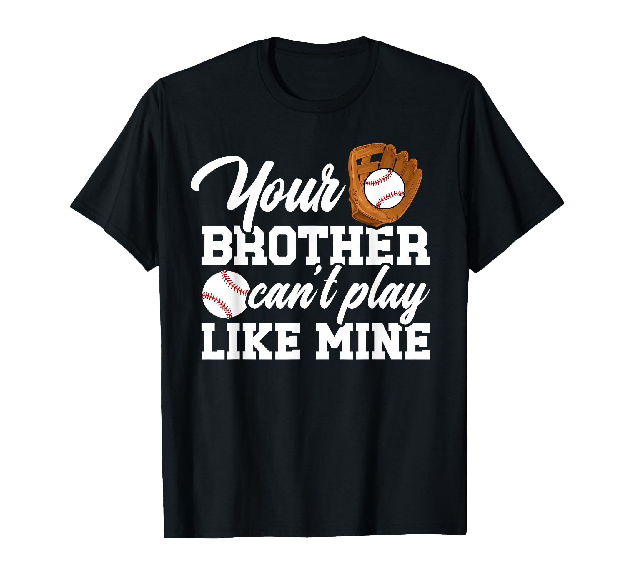 Baseball Brother Baseball Players T-Shirt - Minimalist Print Men Women - T-Shirt, Sweatshirt, Hoodie