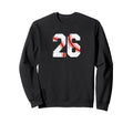 Baseball Player Jersey Number 26 Sweatshirt - Casual Everyday Wear Unisex - T-Shirt, Sweatshirt, Hoodie