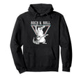 Rock Roll Alligator Guitar Fun Vibes Hoodie - Fun Novelty Design Unisex - T-Shirt, Sweatshirt, Hoodie