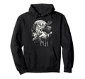 Moose 90S Aesthetic Y2K Moose Moon Wildlife Hoodie - Trendy Graphic Unisex - T-Shirt, Sweatshirt, Hoodie