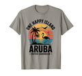 Aruba One Happy Island Flamingo T-Shirt - Streetwear Style for Adults - T-Shirt, Sweatshirt, Hoodie