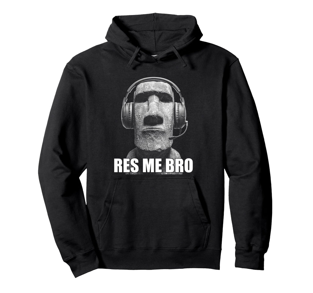Funny Gamer Y2K Easter Island Moai Hoodie - Fun Novelty Design Men Women - T-Shirt, Sweatshirt, Hoodie