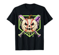 Baseball Pumpkin Halloween Baseball T-Shirt - Streetwear Style Men Women - T-Shirt, Sweatshirt, Hoodie