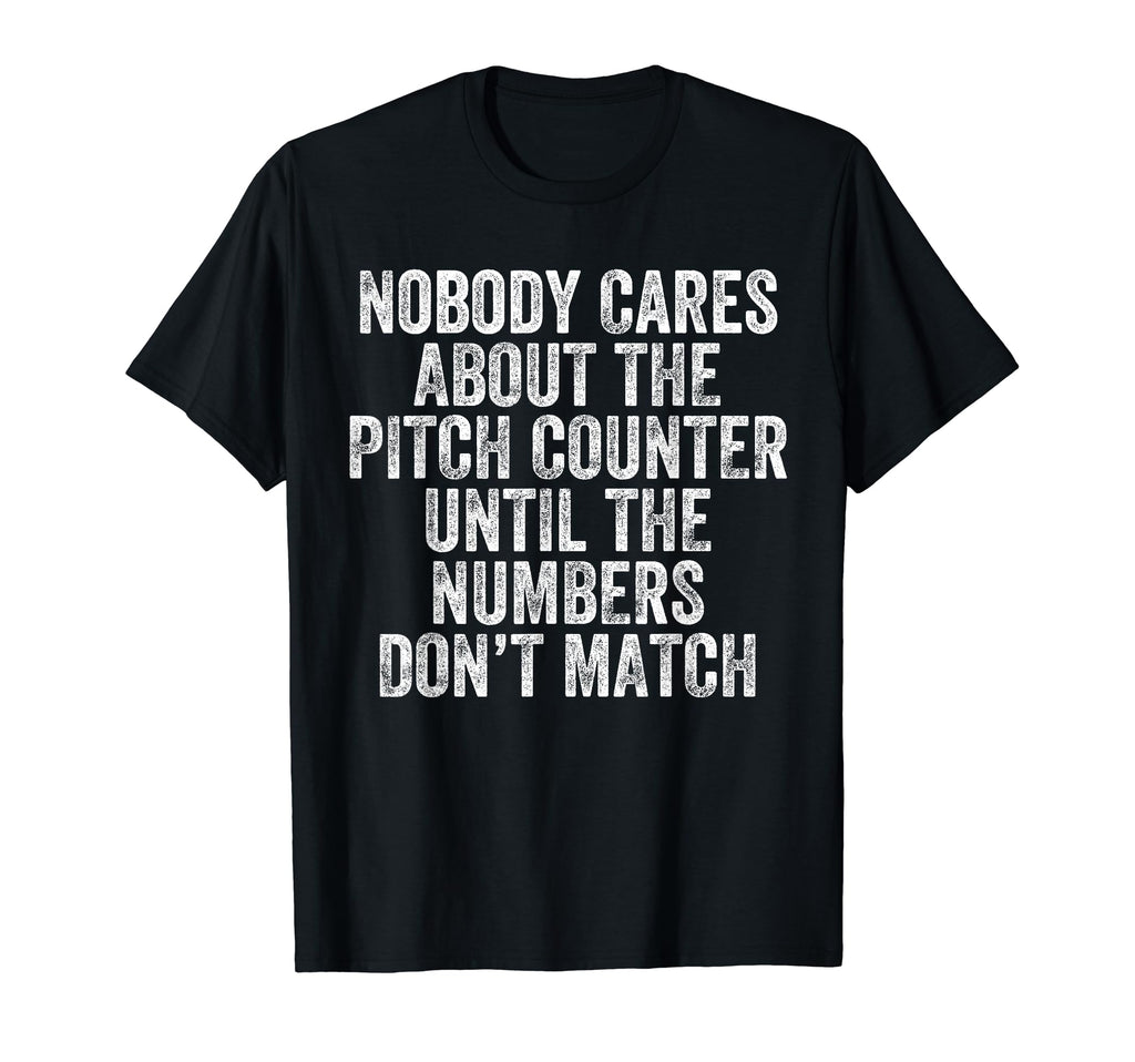 Funny Baseball Lovers Pitch Counter T-Shirt - Custom Art Print for Adults - T-Shirt, Sweatshirt, Hoodie