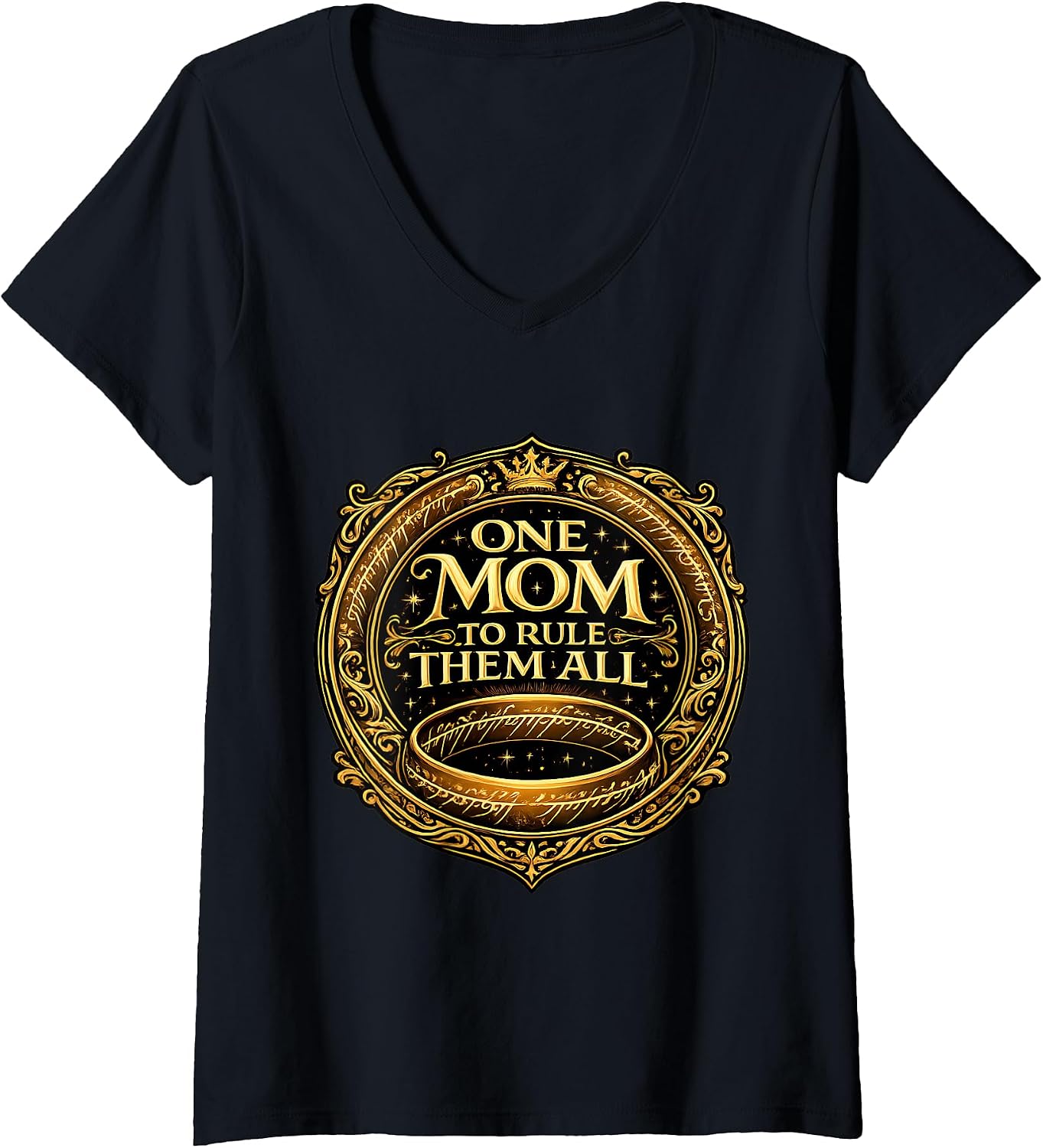 One Mom To Rule Them All Funny Mother's Day Merch - Adult & Kids T-Shirts, Sweatshirts & Hoodies apparel design preview 1