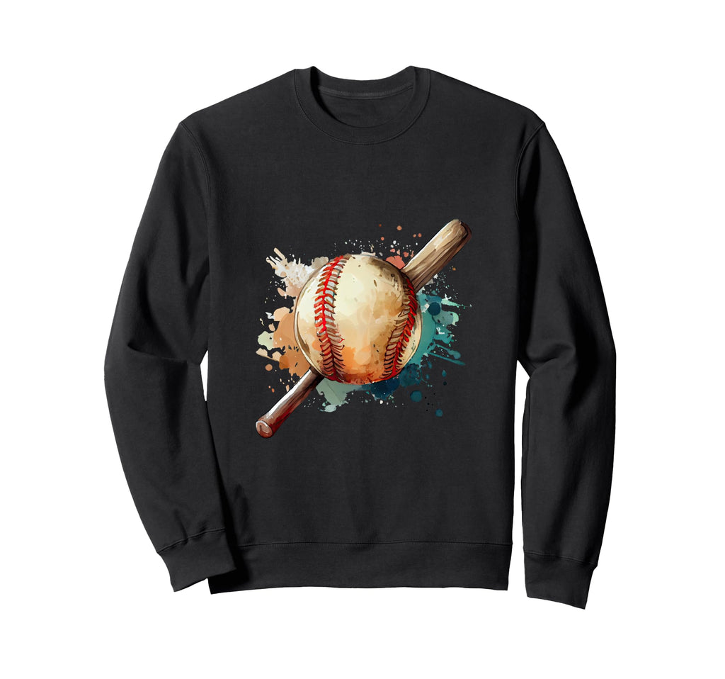 Funny Baseball Sport Baseball Mom And Sweatshirt - Graphic Print Men Women - T-Shirt, Sweatshirt, Hoodie