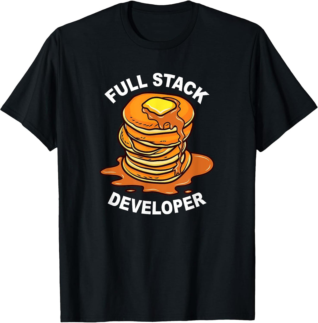 Pancake Computer Nerd Gifts Coder Web Programmer - Adult & Kids T-Shirts, Sweatshirts & Hoodies apparel design preview 1