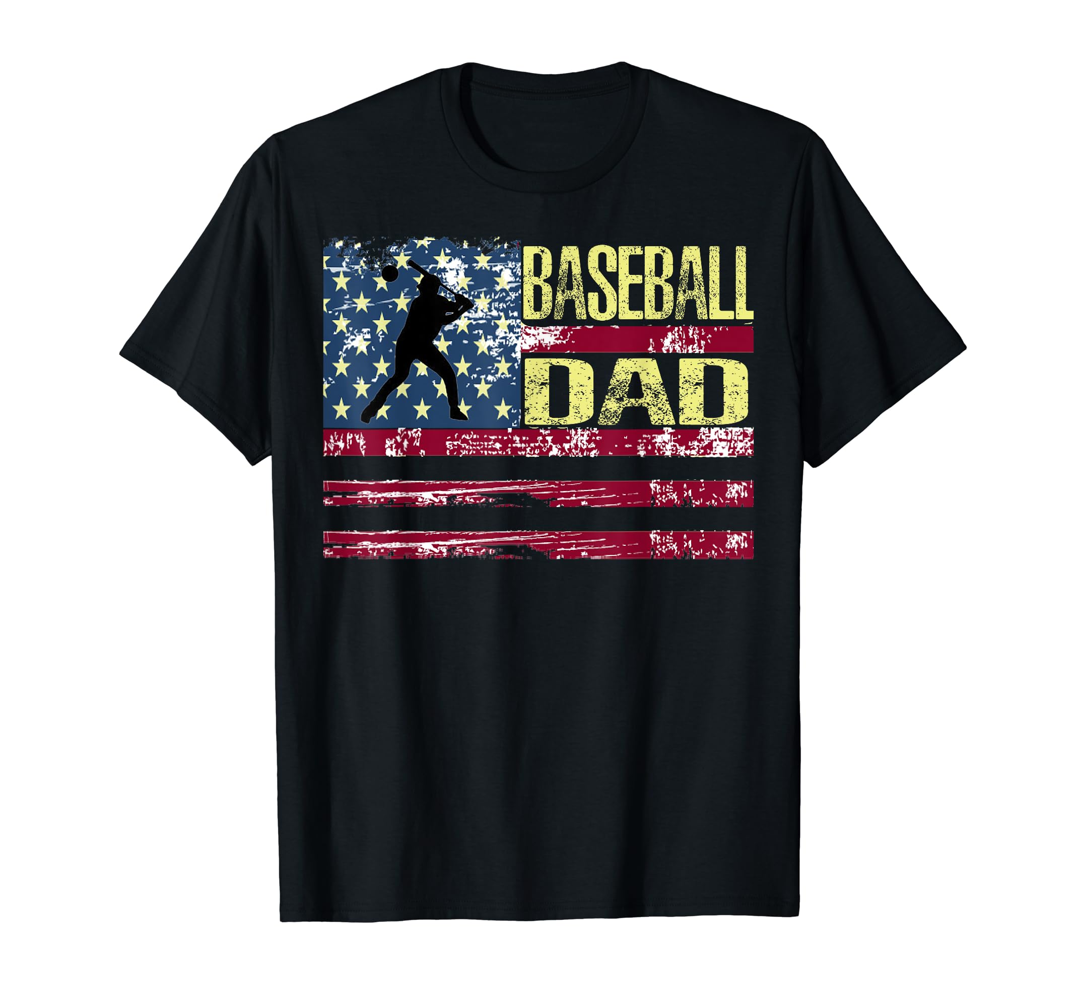 Usa American Flag Proud Baseball T-Shirt - Fun Novelty Design for Adults - T-Shirt, Sweatshirt, Hoodie