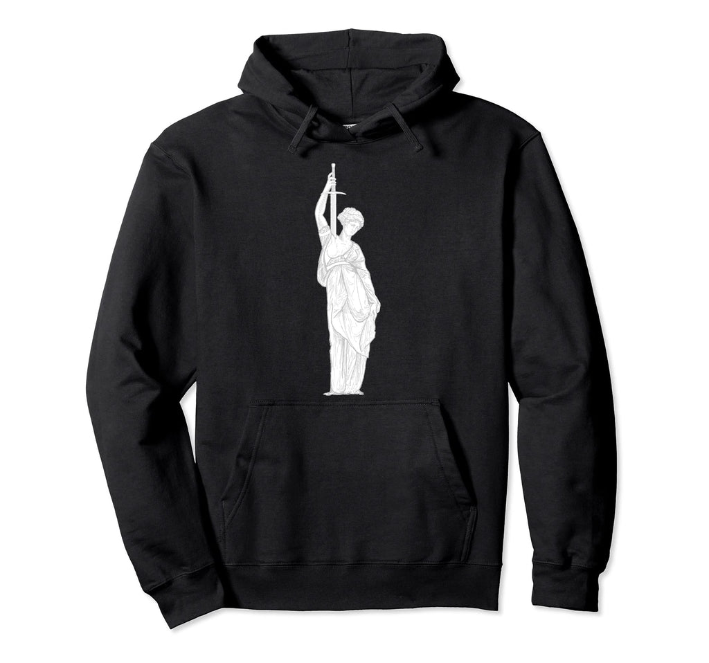 Greco Greek Roman Vaporwave Sword Hoodie - Streetwear Style for Adults - T-Shirt, Sweatshirt, Hoodie
