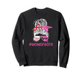 Mom Both Messy Bun Dancer Baseball Sweatshirt - Novelty Apparel Men Women - T-Shirt, Sweatshirt, Hoodie