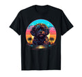 Sunset Shih Poo Dog T-Shirt - Fun Novelty Design Unisex - T-Shirt, Sweatshirt, Hoodie