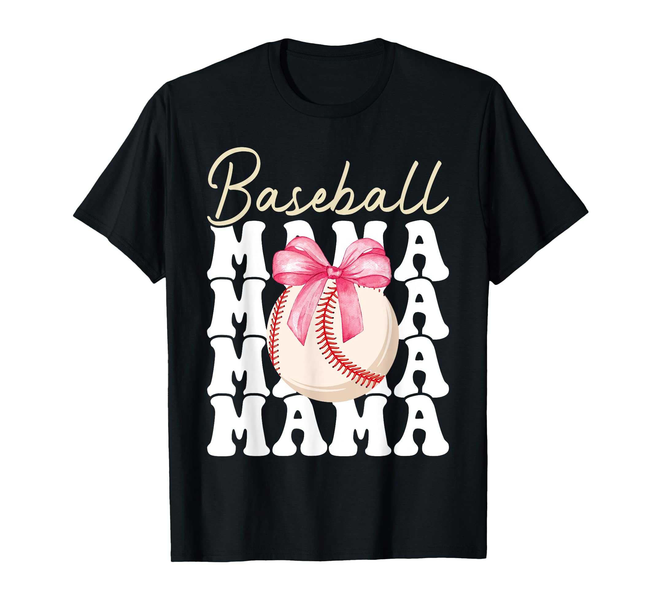 Baseball Mama Mothers Day Baseball Mom T-Shirt - Custom Art Print Unisex - T-Shirt, Sweatshirt, Hoodie
