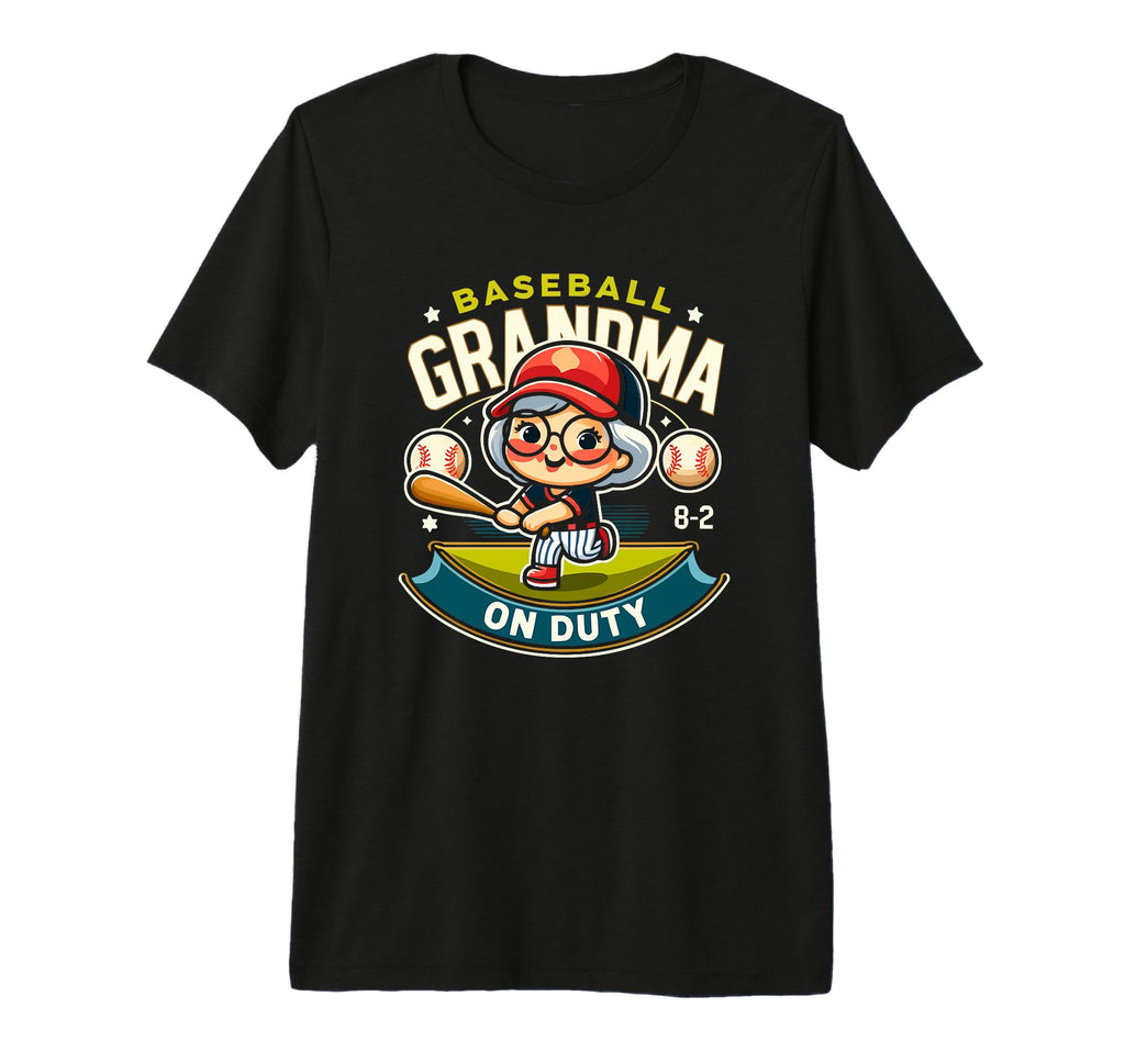 Baseball Grandma Grandmother Granny T-Shirt - Trendy Graphic Men Women - T-Shirt, Sweatshirt, Hoodie