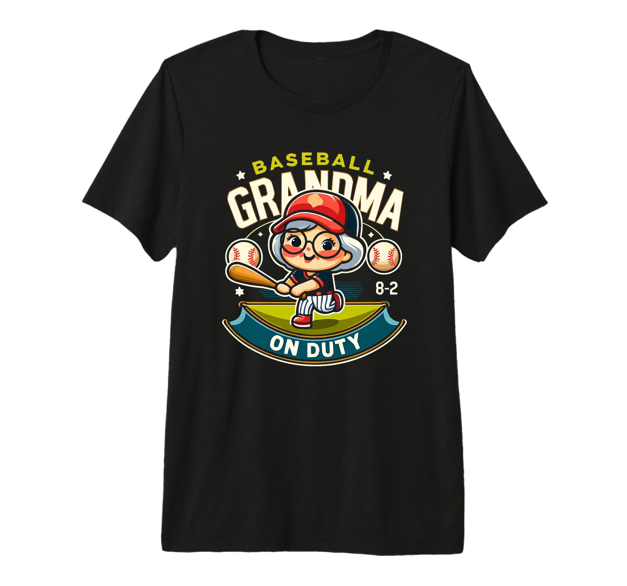 Baseball Grandma Grandmother Granny T-Shirt - Trendy Graphic Men Women - T-Shirt, Sweatshirt, Hoodie