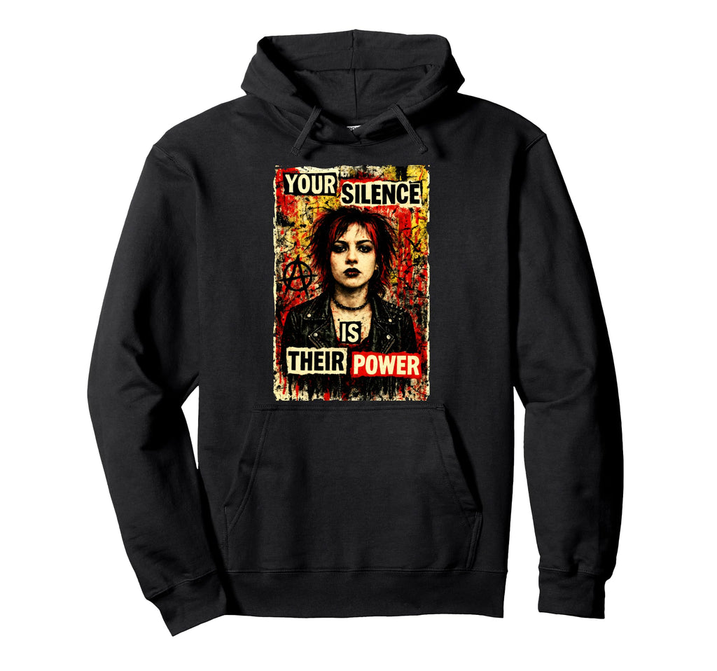 Punk 90S Grunge Urban Street Art Hoodie - Novelty Apparel for Adults - T-Shirt, Sweatshirt, Hoodie