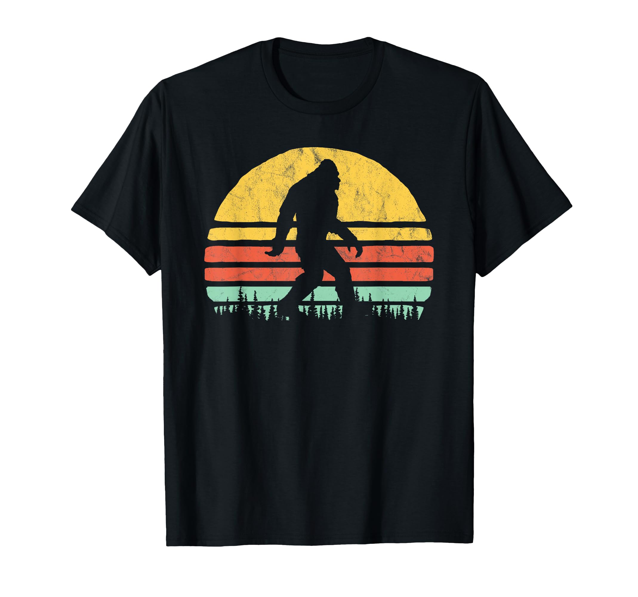 Bigfoot Hipster Vibe Seventies T-Shirt - Custom Art Print Men Women - T-Shirt, Sweatshirt, Hoodie