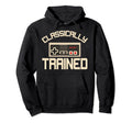Classically Trained Video Game Distressed Hoodie - Aesthetic Graphic Unisex - T-Shirt, Sweatshirt, Hoodie