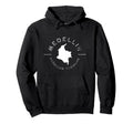 Medellin Colombia Distressed Hoodie - Streetwear Style Men Women - T-Shirt, Sweatshirt, Hoodie