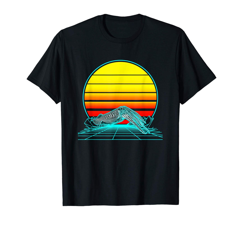 Sunset Cuttlefish T-Shirt - Casual Everyday Wear Unisex - T-Shirt, Sweatshirt, Hoodie
