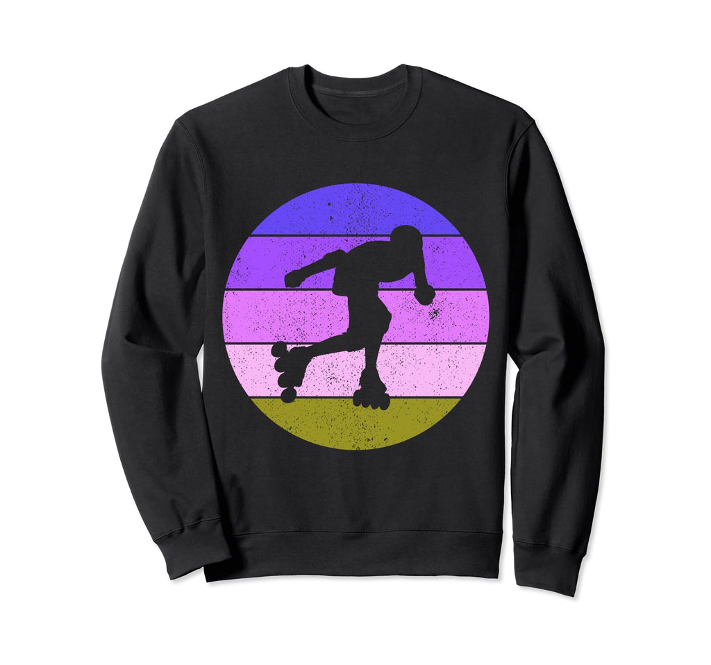 Roller Skate Skating 70S 80S Sweatshirt - Novelty Apparel for Adults - T-Shirt, Sweatshirt, Hoodie