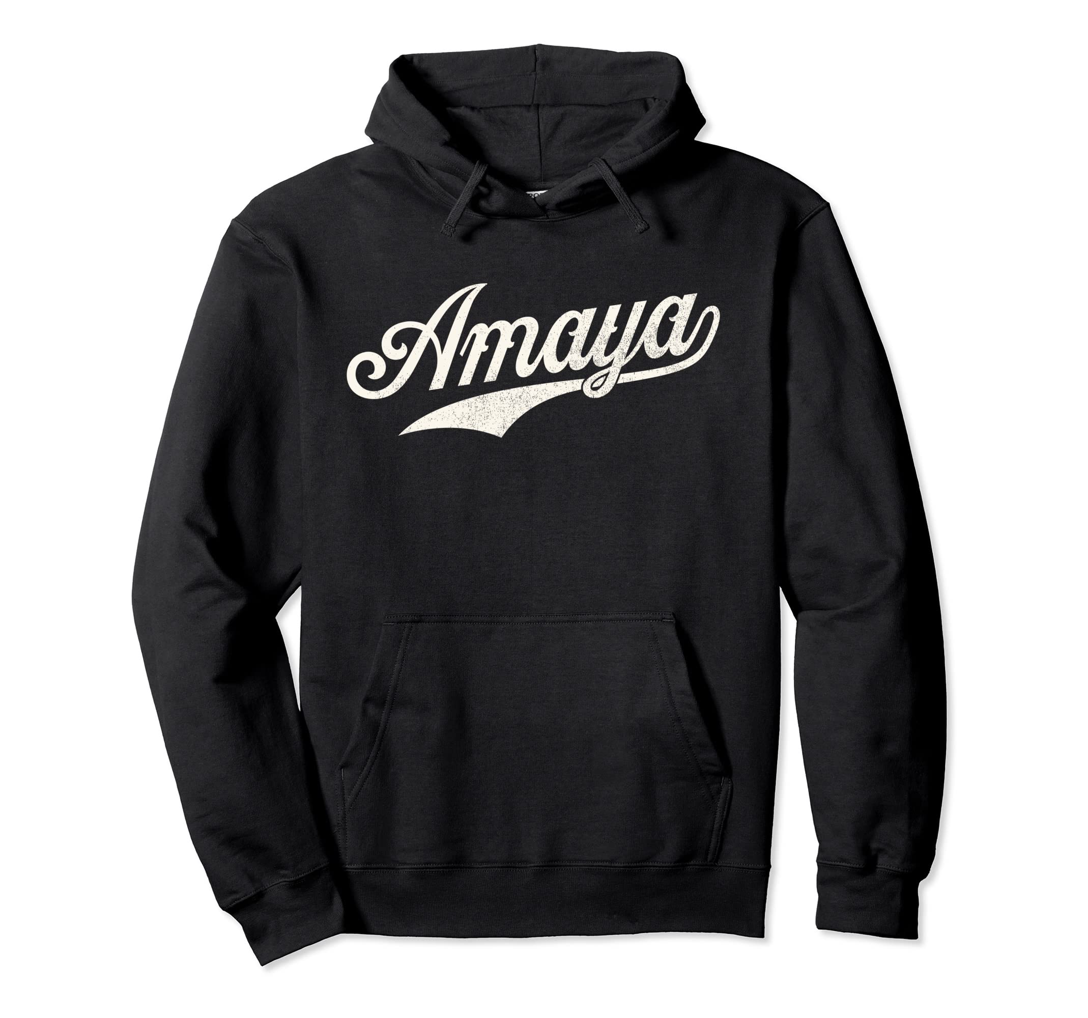 Amaya Name Amaya Given Name Distressed Hoodie - Unique Graphic Unisex - T-Shirt, Sweatshirt, Hoodie