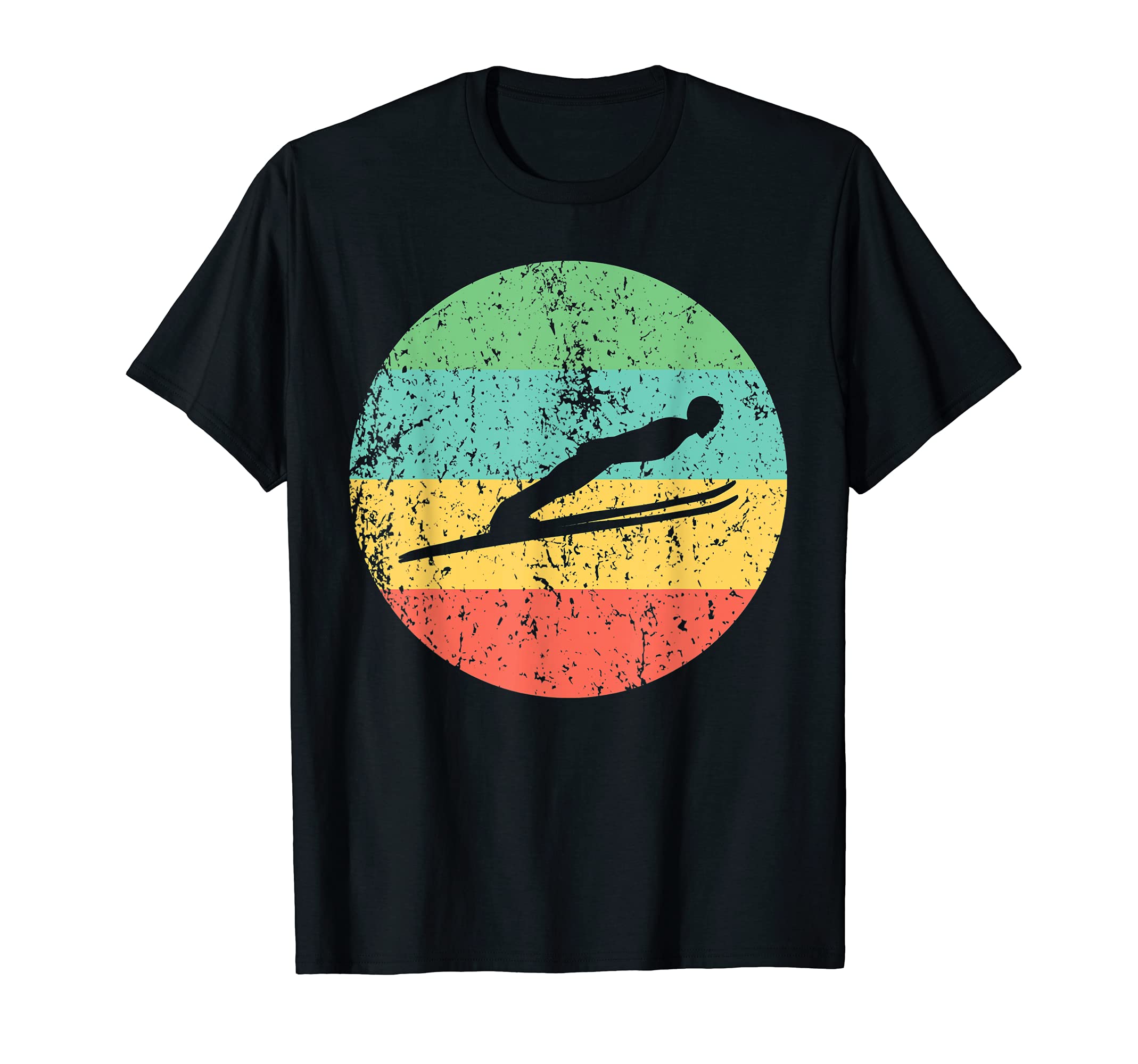 Ski Jumping Ski Jumper T-Shirt - Graphic Print for Adults - T-Shirt, Sweatshirt, Hoodie