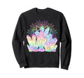 Crystals Pagan Occult Witchcraft Sweatshirt - Trendy Graphic for Adults - T-Shirt, Sweatshirt, Hoodie