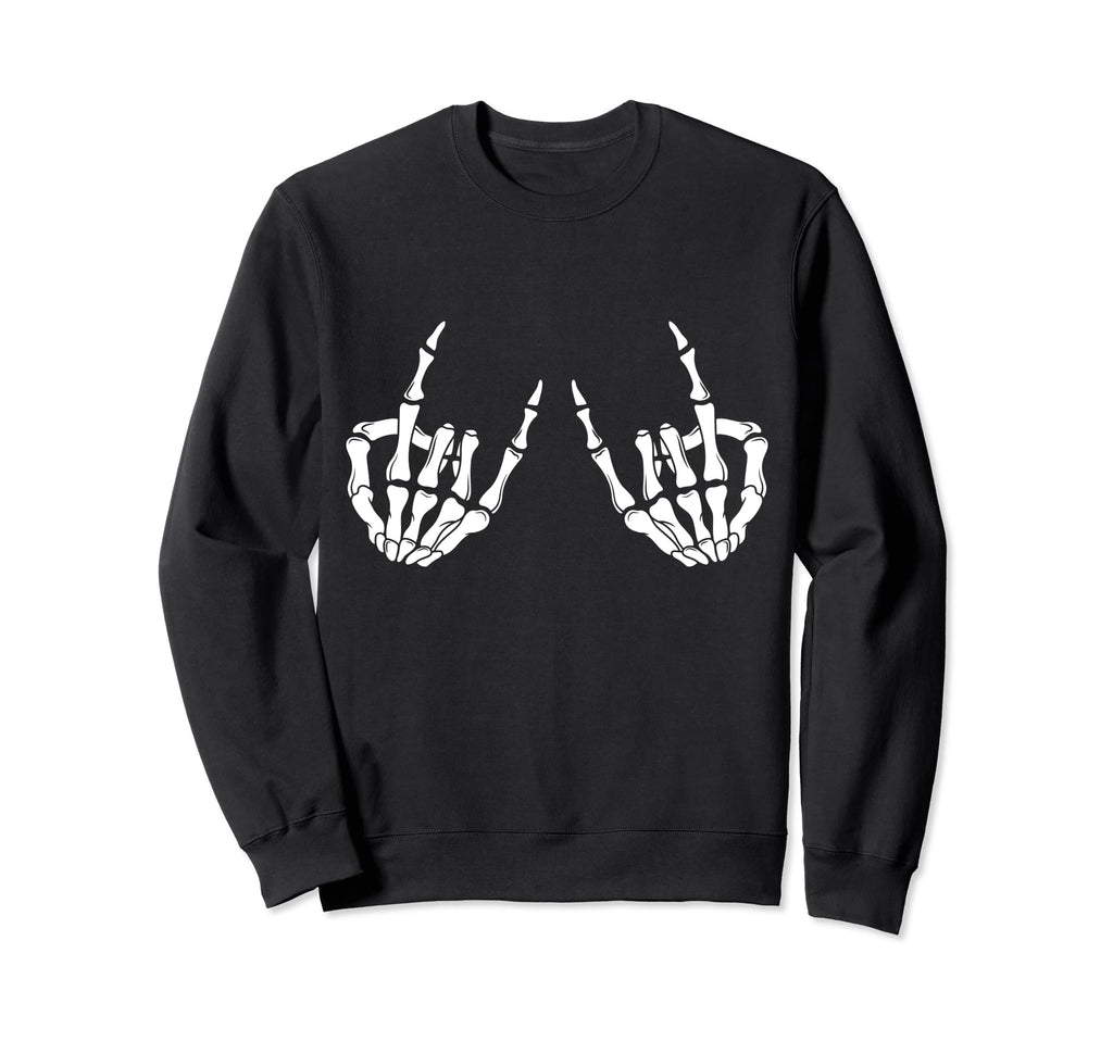 Grunge Alternative Rock Skeleton Sweatshirt - Aesthetic Graphic Men Women - T-Shirt, Sweatshirt, Hoodie