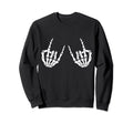 Grunge Alternative Rock Skeleton Sweatshirt - Aesthetic Graphic Men Women - T-Shirt, Sweatshirt, Hoodie
